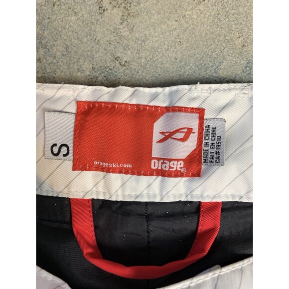 Orage Snow Pants Womans Size Small White Ski Snowboard Adjustable Waist Prime/OT - Picture 3 of 11